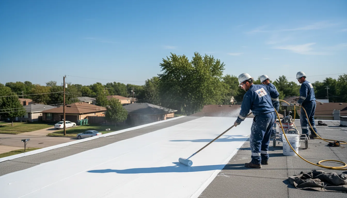 Commercial roof coating in Liverpool, PA near me